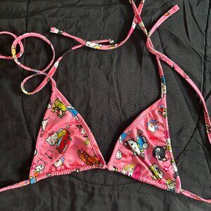 NWOT Bubblegum Sanrio Hello Kitty Bikini Top - Pink, Size S/M